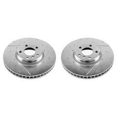 Power Stop 10-17 BMW 535i GT Front Evolution Drilled & Slotted Rotors - Pair