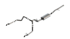 بورلا 22-23 شيفروليه سيلفرادو 1500 ZR2 & AT4X 6.2L CC SB 147.5in WB Touring Cat-Back