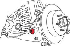 بطانة إصبع القدم الخلفية SPC Performance 05+ Chrysler 300/04-08 Pacifica/08+ Dodge Challenger/06+ Charger
