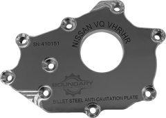 Boundary Nissan VQ DE 3.5L Steel Anti-Cavitation High Flow Billet Back Plate