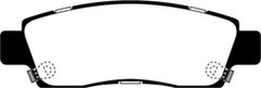 EBC 03-05 Chevrolet SSR 5.3 Redstuff Rear Brake Pads
