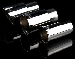 Weapon R Universal Black Exhaust Tips 3in Slant 2.5in Inlet/3in Outlet Neo-Titanium