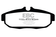 EBC 12 Ford Mustang 5.8 Supercharged (GT500) Shelby Bluestuff Rear Brake Pads