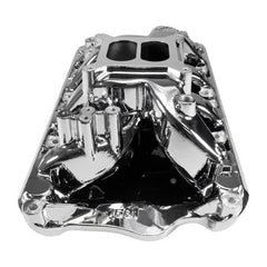 Edelbrock RPM Air-Gap Small Block Ford 351W Intake Manifold - Chrome Plasma Finish