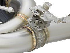 عوادم aFe MACHForce XP Cat-Back SS 16-17 BMW 340i/iX 440i/iX (F3X) L6-3.0L (B58) مع أطراف سوداء