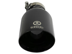 طرف عادم بمشبك من aFe Takeda 409 SS مقاس 2.5 بوصة مدخل / 4.5 بوصة مخرج / 9 بوصة طول - أسود