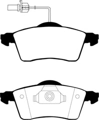 EBC 00 Volkswagen Eurovan 2.8 (ATE) with Wear Leads Greenstuff Front Brake Pads