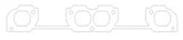 Cometic Chrysler W7/W8/W9 Head V8 .064in ArmorCore Exhaust Manifold Gasket Set