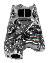 Edelbrock SB Ford Performer Intake Manifold - Chrome Plasma Finish