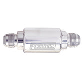Russell Performance Polished Alum. (3-1/4in Length 1-1/4in dia. -8 x 3/8in male NPT inlet/outlet)