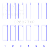 King BMW S54B32 3.2L (Size STD) Performance Rod Bearing Set