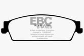EBC 09-14 Cadillac Escalade 6.0 Hybrid Extra Duty Rear Brake Pads