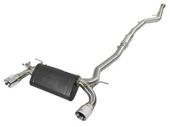 عادم aFe MACH Force-Xp 3in 304 SS Cat-Back مع أطراف مصقولة 12-15 BMW 335i (F30) L6 3.0L (t) N55