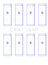 King Mitsubishi 4G91/4G92/4G93 16V (Size STD) XP - Series Performance Rod Bearing Set