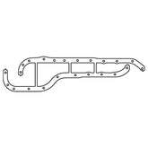 Cometic Ford EAO Cosworth YB .060in AFM Oil Pan Gasket - Pan Rails Only