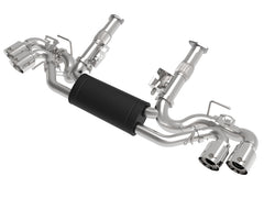 aFe MACH Force-Xp 3in إلى 2-1/2in 304SS Cat-Back 2020 Chevy Corvette (C8) 6.2L - طرف مصقول