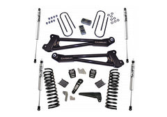 Superlift 13-18 Ram 3500 4WD Diesel 4in Lift Kit Replacement Radius Arms w/ Fox 2.0 Shocks