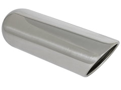 أطراف عادم aFe MACHForce XP SS-304 EXH Tip 3In x 4Out x 12L Sgl-Ang Weld On