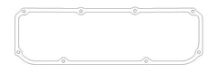 Cometic Ford SVO .094in KF Valve Cover Gasket