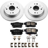 Power Stop 1997 Acura CL Rear Z17 Evolution Geomet Coated Brake Kit
