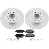 Power Stop 16-18 Chevrolet Malibu Rear Z17 Evolution Geomet Coated Brake Kit