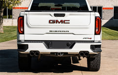GMC Sierra 1500 Corsa 19-23 Cat-Back مخرج خلفي مزدوج مع طلاء مسحوق أسود مزدوج مقاس 4 بوصات من سلسلة Pro-Series
