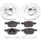 Power Stop 2018 Ford EcoSport Front Z17 Evolution Geomet Coated Brake Kit