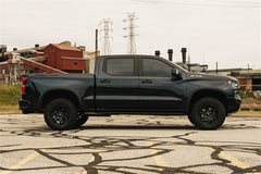 كورسا 22-23 شيفروليه سيلفرادو 1500 كات باك مخرج خلفي مزدوج مع أطراف سوداء مزدوجة مقاس 4 بوصات