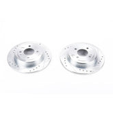 Power Stop 12-19 Hyundai Accent Rear Evolution Drilled & Slotted Rotors - Pair