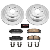 Power Stop 93-96 Subaru Impreza Rear Z17 Evolution Geomet Coated Brake Kit