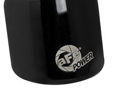 أنبوب عادم aFe MACH Force-Xp 409 SS بمشبك مقاس 2.5 بوصة مدخل / 4 بوصة مخرج / 6 بوصة طول - أسود