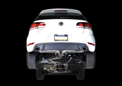 AWE Tuning Mk6 GTI Performance Catback - أطراف دائرية باللون الأسود الماسي
