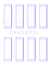 King Mazda MZR 2.3L 16V / Ford Duratec 2.3L 16V (Size .25) Connecting Rod Bearing Set (Set of 8)