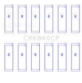 King 05-12 Nissan VQ40DE V6 4L (Size 0.25) Rod Bearing Set