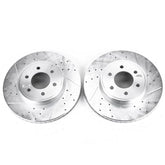Power Stop 2003 Dodge Durango Front Evolution Drilled & Slotted Rotors - Pair