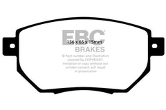 EBC 03-05 Infiniti FX35 3.5 Greenstuff Front Brake Pads