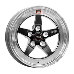 عجلة Weld S71 مقاس 15x10.33 / 5x5 BP / 5.5 بوصة BS سوداء (وسادة منخفضة) - غير قابلة للقفل