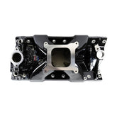 Edelbrock Chevy SB Victor Jr. 23 Degree Black Plasma Intake Manifold