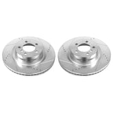Power Stop 06-09 Land Rover Range Rover Front Evolution Drilled & Slotted Rotors - Pair