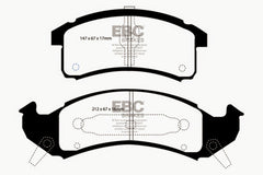 وسادات الفرامل الأمامية من Redstuff لسيارة Buick Le Sabre (FWD) 3.8 EBC 92-93