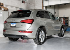 تعديل AWE Audi 8R Q5 3.0T Touring Edition مخرج عادم مزدوج باللون الأسود الماسي