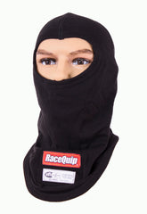 غطاء رأس RaceQuip Black SFI 3.3 Fr ثنائي الطبقات