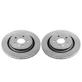 Power Stop 11-18 Volvo S60 Rear Evolution Drilled & Slotted Rotors - Pair