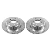 Power Stop 07-11 Volvo S80 Rear Evolution Drilled & Slotted Rotors - Pair
