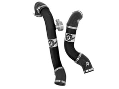 أنابيب مبرد بيني aFe BladeRunner باللون الأسود للجانب الساخن/البارد لسيارة Ford Mustang EcoBoost I4-2.3L موديلات 2015-2016