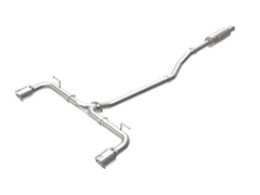 aFe Takeda 2-1/2in 304 SS Cat-Back Exhaust w/ Polished Tips 14-18 Mazda 3 L4 2.0L/2.5L