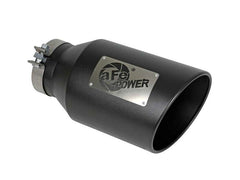 aFe Power Universal 5in Inlet 8in Outlet MACH Force-XP Clamp On Exhaust Tip - أسود