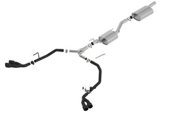 بورلا 2020 جيب جلاديتور JT 3.6 لتر V6 AT/MT AWD 2.75 بوصة Touring Catback سيراميك أسود ماسورة العادم وأطراف العادم