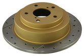 DBA 02-06 WRX / 98-07 Impreza 2.5L RS Rear Drilled & Slotted Street Series Rotor