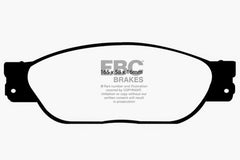 EBC 03-06 Jaguar XJ8 4.2 VP Yellowstuff Front Brake Pads